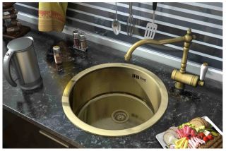 Мойка кухонная Zorg Inox PVD SZR-51 BRONZE